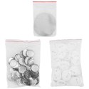 MASZYNKA DO PRZYPINEK BUTTONÓW PINÓW ZESTAW 100 SZT. ŚR. 58 MM CZARNA