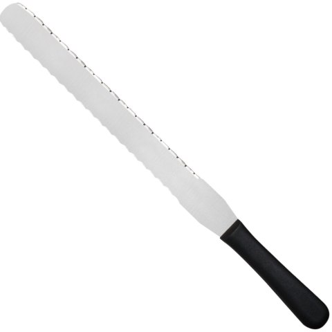 NÓŻ CUKIERNICZY DO CIASTA ZĄBKOWANY Z 2 STRON 300 MM CREME - HENDI 840993 NÓŻ CUKIERNICZY DO CIASTA ZĄBKOWANY Z 2 STRON 300 MM CREME - HENDI 840993