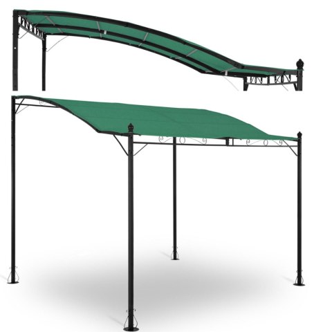 ZADASZENIE OGRODOWE ALTANA WOLNOSTOJĄCA 2.6 X 3 X 2.5 M ZIELONA ZADASZENIE OGRODOWE ALTANA WOLNOSTOJĄCA 2.6 X 3 X 2.5 M ZIELONA