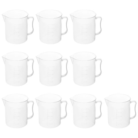 ZLEWKA LABORATORYJNA PLASTIKOWA Z PODZIAŁKĄ 500 ML - 10 SZT. ZLEWKA LABORATORYJNA PLASTIKOWA Z PODZIAŁKĄ 500 ML - 10 SZT.