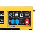 AGREGAT GENERATOR PRĄDOTWÓRCZY DIESEL MOBILNY CHŁODZONY POWIETRZEM 230/400 V 4.4 KW 5.5 KVA 14.5 L