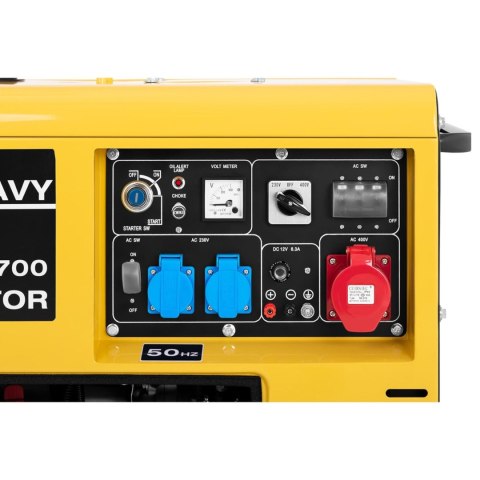 AGREGAT GENERATOR PRĄDOTWÓRCZY DIESEL MOBILNY CHŁODZONY POWIETRZEM 230/400 V 4.4 KW 5.5 KVA 14.5 L AGREGAT GENERATOR PRĄDOTWÓRCZY DIESEL MOBILNY CHŁODZONY POWIETRZEM 230/400 V 4.4 KW 5.5 KVA 14.5 L