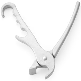 CHWYTAK UCHWYT DO BLACH BLASZEK DO PIZZY ALUMINIOWY DŁ. 200 MM - HENDI 617731