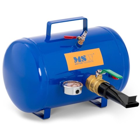 INFLATOR ZBIORNIK CIŚNIENIOWY DO POMPOWANIA KÓŁ OPON Z MANOMETREM 8 BAR 19.5 L INFLATOR ZBIORNIK CIŚNIENIOWY DO POMPOWANIA KÓŁ OPON Z MANOMETREM 8 BAR 19.5 L