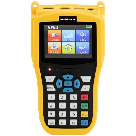 MIERNIK SYGNAŁU TELEWIZYJNEGO SATELITARNEGO DVB-S2 DISEQC 1.0-1.3 USALS CCTV LED USB 2200MAH MIERNIK SYGNAŁU TELEWIZYJNEGO SATELITARNEGO DVB-S2 DISEQC 1.0-1.3 USALS CCTV LED USB 2200MAH