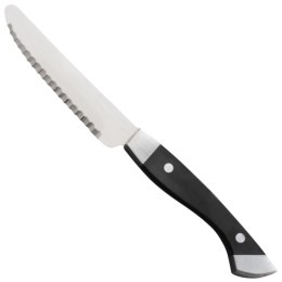 NÓŻ DO STEKÓW Z ZĄBKAMI NIERDZEWNY UCHWYT Z TWORZYWA POM DŁ. 130 MM - HENDI 841082