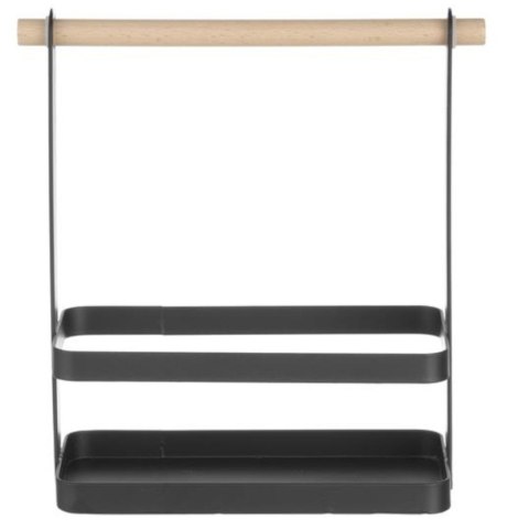 ORGANIZER KOSZYK STOŁOWY NA PRZYPRAWY Z DREWNIANĄ RĄCZKĄ 23X10X24 CM - HENDI 427040 ORGANIZER KOSZYK STOŁOWY NA PRZYPRAWY Z DREWNIANĄ RĄCZKĄ 23X10X24 CM - HENDI 427040