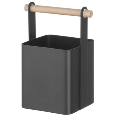 ORGANIZER KOSZYK STOŁOWY NA SZTUĆCE Z DREWNIANĄ RĄCZKĄ 14X10.5X19 CM - HENDI 427064 ORGANIZER KOSZYK STOŁOWY NA SZTUĆCE Z DREWNIANĄ RĄCZKĄ 14X10.5X19 CM - HENDI 427064