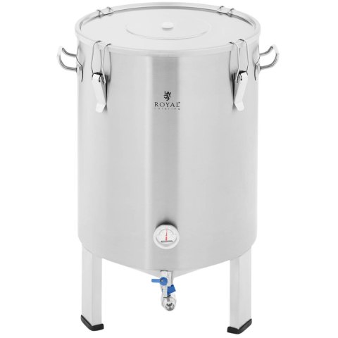 POJEMNIK KOCIOŁ FERMENTACYJNY FERMENTATOR DO PIWA ZE STALI NIERDZEWNEJ 60 L POJEMNIK KOCIOŁ FERMENTACYJNY FERMENTATOR DO PIWA ZE STALI NIERDZEWNEJ 60 L