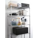 REGAŁ MAGAZYNOWY SKRĘCANY 5 PÓŁKOWY CZARNY 91X45X183 CM - HENDI 812990