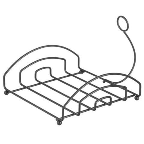 SERWETNIK STOJAK NA SERWETKI ZE STALI NIERDZEWNEJ CZARNY 205X210 MM - HENDI 427163 SERWETNIK STOJAK NA SERWETKI ZE STALI NIERDZEWNEJ CZARNY 205X210 MM - HENDI 427163