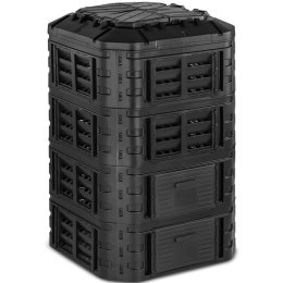 KOMPOSTOWNIK MODUŁOWY DO OGRODU NA ODPADKI ORGANICZNE 90 X 90 X 145 CM 1120 L