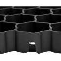 KRATKA TRAWNIKOWA PARKINGOWA MODUŁOWA 60 X 40 X 4 CM 4 SZT. CZARNA