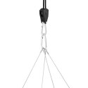 LAMPA DO UPRAWY WZROSTU ROŚLIN PEŁNE SPEKTRUM 30 X 24 CM 234 LED 110 W SREBRNA
