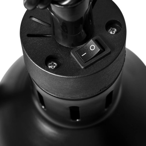 LAMPA GRZEWCZA DO POTRAW NA PODCZERWIEŃ IR WISZĄCA CZARNA ŚR. 17 CM 250 W LAMPA GRZEWCZA DO POTRAW NA PODCZERWIEŃ IR WISZĄCA CZARNA ŚR. 17 CM 250 W