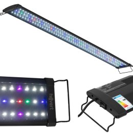 LAMPA OŚWIETLENIE LED DO AKWARIUM WZROSTU ROŚLIN PEŁNE SPEKTRUM 156 DIOD 120 CM 30 W