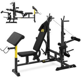ŁAWKA DO ĆWICZEŃ WIELOFUNKCYJNA REGULOWANA MODLITEWNIK DO 110 KG