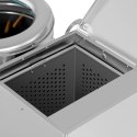 SKUBARKA OPARZALNIK DO DROBIU KURCZAKÓW INDYKÓW 2W1 BĘBEN ŚR. 50 CM 55 L 1.5 KW