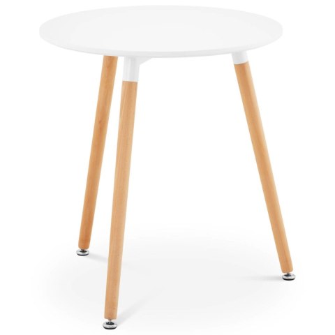 STOLIK STÓŁ SKANDYNAWSKI DO SALONU BIURA NOWOCZESNY OKRĄGŁY ŚR. 60 CM WYS. 67 CM STOLIK STÓŁ SKANDYNAWSKI DO SALONU BIURA NOWOCZESNY OKRĄGŁY ŚR. 60 CM WYS. 67 CM