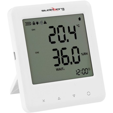 TERMOHIGROMETR MIERNIK TEMPERATURY WILGOTNOŚCI Z CZUJNIKIEM CO2 ZAKRES - 40 - 125 C 0 - 10000 PPM TERMOHIGROMETR MIERNIK TEMPERATURY WILGOTNOŚCI Z CZUJNIKIEM CO2 ZAKRES - 40 - 125 C 0 - 10000 PPM