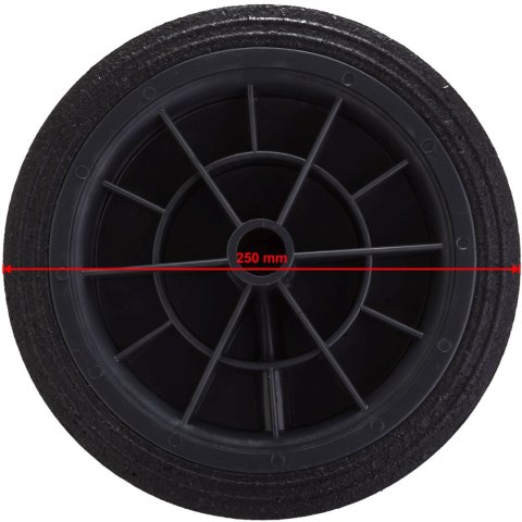 KOŁO KÓŁKO DO KUBŁA KONTENERA NA ODPADY GUMOWE ŚR. 250MM KOŁO KÓŁKO DO KUBŁA KONTENERA NA ODPADY GUMOWE ŚR. 250MM
