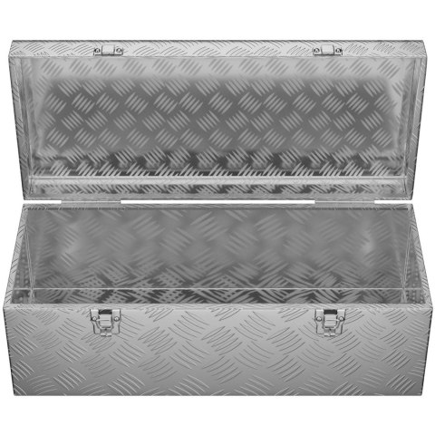 SKRZYNKA NARZĘDZIOWA WARSZTATOWA KUFER ALUMINIOWY 31 L 58 X 25.5 X 25.5 CM SKRZYNKA NARZĘDZIOWA WARSZTATOWA KUFER ALUMINIOWY 31 L 58 X 25.5 X 25.5 CM