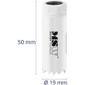 OTWORNICA BIMETALOWA WIERTŁO DO METALU DREWNA TWORZYW SZTUCZNYCH ŚR. 19 MM