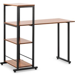BIURKO KOMPUTEROWE Z REGAŁEM INDUSTRIALNE LOFT DO BIURA DOMU 110 X 50 CM