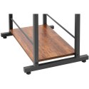 BIURKO KOMPUTEROWE Z REGAŁEM INDUSTRIALNE LOFT DO BIURA DOMU 110 X 50 CM