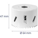 OTWORNICA BIMETALOWA WIERTŁO DO METALU DREWNA TWORZYW SZTUCZNYCH ŚR. 64 MM