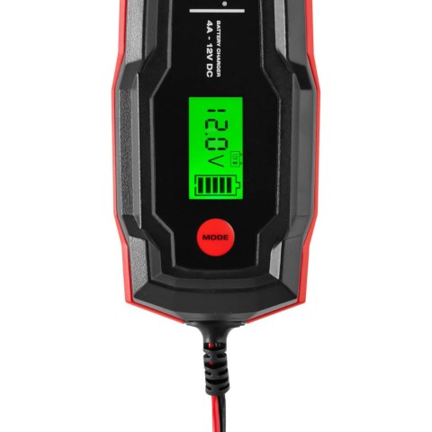PROSTOWNIK SAMOCHODOWY AUTOMATYCZNY DO ŁADOWANIA AKUMULATORÓW LCD 70 W 12 V 4 A PROSTOWNIK SAMOCHODOWY AUTOMATYCZNY DO ŁADOWANIA AKUMULATORÓW LCD 70 W 12 V 4 A