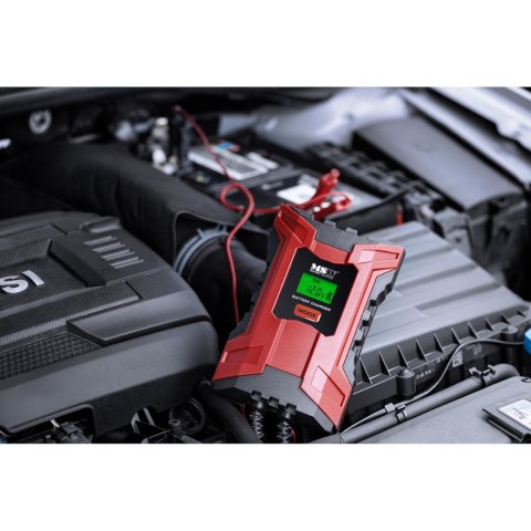 PROSTOWNIK SAMOCHODOWY AUTOMATYCZNY Z FUNKCJA PAMIĘCI LCD 105 W 6/12 V 2/6 A PROSTOWNIK SAMOCHODOWY AUTOMATYCZNY Z FUNKCJA PAMIĘCI LCD 105 W 6/12 V 2/6 A