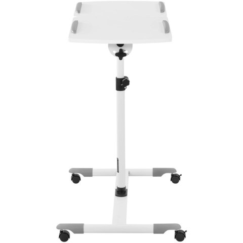 STOLIK STOJAK POD LAPTOPA ODCHYLANY REGULOWANY 2 BLATY 43 X 91 CM 700 - 1100 MM STOLIK STOJAK POD LAPTOPA ODCHYLANY REGULOWANY 2 BLATY 43 X 91 CM 700 - 1100 MM