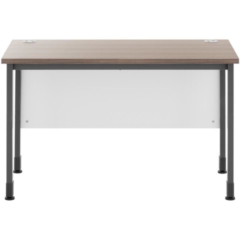 BIURKO KOMPUTEROWE RUSTYKALNE INDUSTRIALNE LOFTOWE DO BIURA DOMU 120X60 CM BRĄZOWO-SZARE BIURKO KOMPUTEROWE RUSTYKALNE INDUSTRIALNE LOFTOWE DO BIURA DOMU 120X60 CM BRĄZOWO-SZARE
