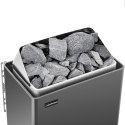PIEC DO SAUNY ELEKTRYCZNY 5-9 M3 DO 110C 400 V 6 KW CZARNO-SREBRNY