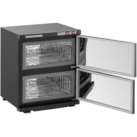 PODGRZEWACZ DO RĘCZNIKÓW ZE STERYLIZACJĄ UV 32 L 450 W CZARNY PODGRZEWACZ DO RĘCZNIKÓW ZE STERYLIZACJĄ UV 32 L 450 W CZARNY