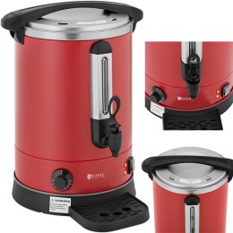 WARNIK PODGRZEWACZ DO WODY Z PODWÓJNYMI ŚCIANKAMI I OCIEKACZEM 13.5 L 2500 W CZERWONY