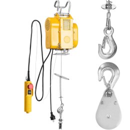 WCIĄGARKA WYCIĄGARKA LINOWA ELEKTRYCZNA WARSZTATOWA 200 KG 12 M