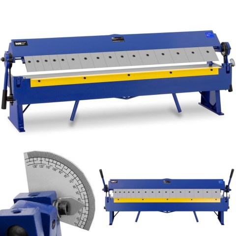 GIĘTARKA ZAGINARKA DO BLACHY SEGMENTOWA RĘCZNA 0-135 STOPNI SZER. 1220 MM GIĘTARKA ZAGINARKA DO BLACHY SEGMENTOWA RĘCZNA 0-135 STOPNI SZER. 1220 MM