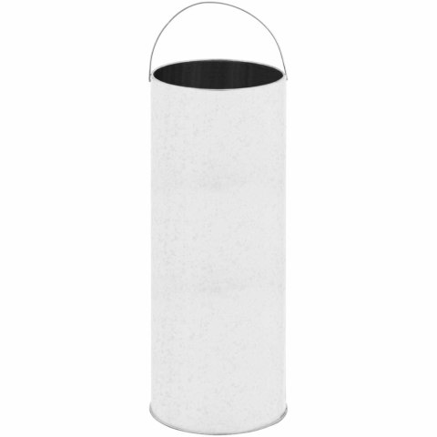 KOSZ NA ODPADY ŚMIECI MIEJSKI ZEWNĘTRZNY OKRĄGŁY ŚR. 250 X 610 MM STAL SREBRNY KOSZ NA ODPADY ŚMIECI MIEJSKI ZEWNĘTRZNY OKRĄGŁY ŚR. 250 X 610 MM STAL SREBRNY