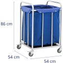 WÓZEK KOSZ POJEMNIK HOTELOWY SERWISOWY NA PRANIE POŚCIEL 60 L