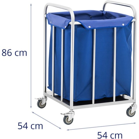 WÓZEK KOSZ POJEMNIK HOTELOWY SERWISOWY NA PRANIE POŚCIEL 60 L WÓZEK KOSZ POJEMNIK HOTELOWY SERWISOWY NA PRANIE POŚCIEL 60 L