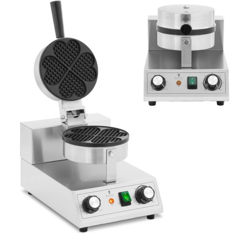 GOFROWNICA URZĄDZENIE DO GOFRÓW KSZTAŁT SERCA ŚR. 180 MM 1000 W GOFROWNICA URZĄDZENIE DO GOFRÓW KSZTAŁT SERCA ŚR. 180 MM 1000 W