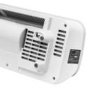 GRZEJNIK ELEKTRYCZNY CERAMICZNY ŚCIENNY KURTYNA POWIETRZNA Z PILOTEM 1000/2000W