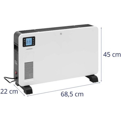 GRZEJNIK ELEKTRYCZNY KONWEKTOROWY Z PILOTEM DO 25 M2 LCD 2300 W GRZEJNIK ELEKTRYCZNY KONWEKTOROWY Z PILOTEM DO 25 M2 LCD 2300 W