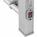 GRZEJNIK ŁAZIENKOWY ELEKTRYCZNY ŚCIENNY 7 DRĄŻKÓW 120 W - SZARY