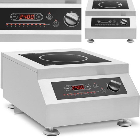 KUCHENKA INDUKCYJNA 1 POLE GRZEWCZE NASTAWNA 5000 W KUCHENKA INDUKCYJNA 1 POLE GRZEWCZE NASTAWNA 5000 W
