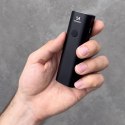 LAMPKA ROWEROWA PRZEDNIA USB BIAŁE ŚWIATŁO 4 TRYBY PRACY CZARNA