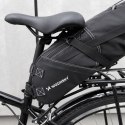 POJEMNA TORBA ROWEROWA POD SIODEŁKO TORBA PODSIODŁOWA DUŻA 12 L CZARNY