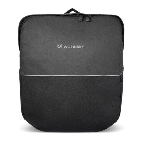SAKWA ROWEROWA NA BAGAŻNIK 20L CZARNA SAKWA ROWEROWA NA BAGAŻNIK 20L CZARNA